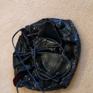 Carlo Falchi vintage snakeskin bag